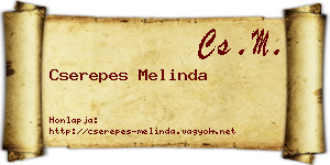 Cserepes Melinda névjegykártya